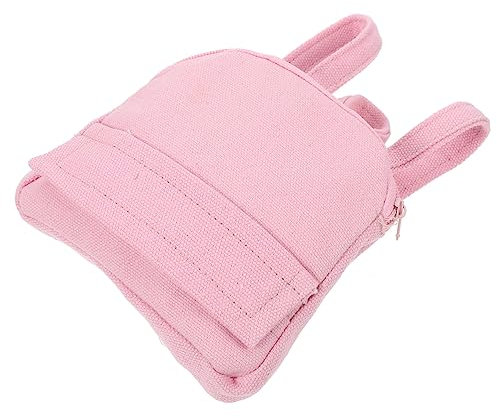 TINEASUR Mini Puppenrucksack für Puppen Niedlicher Mini Schulrucksack als Puppenzubehör Perfektes Accessoire für Junge Mädchen und Puppenliebhaber