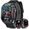 MEGALITH Montres Connectées Homme Appel: 1,96'' IPS Bluetooth Fitness Montres - Sport Étanche Smartwatch Compatible Android iOS