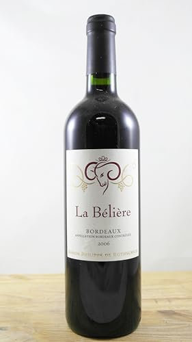 La Bélière Bouteille de Vin Millésime 2006