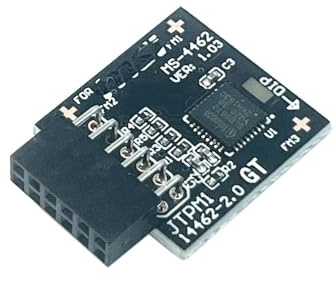 JINTAI TPM 2.0-Modul SPI 12-Pin mit Infineon SLB9670 Windows 11 Upgrade Ersatz für MSI für MPG B550 Gaming Carbon WiFi/MPG B550 Gaming Edge WiFi/MPG B650 Edge WiFi/MPG B650 Carbon WiFi