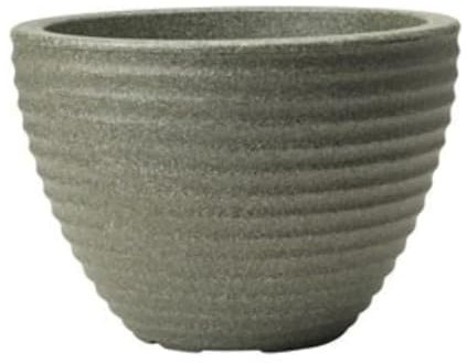 Stewart 5097063 Low Honey Pot Planter, 37 cm - Marble Green