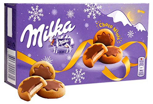 BISCOTTI MILKA CHOCO MINIS 150g CIOCCOLATO LATTE SNACK MERENDA BISCOTTO