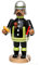 Dekohelden24 Räuchermann als Feuerwehrmann, ca.20 cm