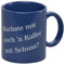 Club Las Piranjas® Keramiktasse Schuss, blau