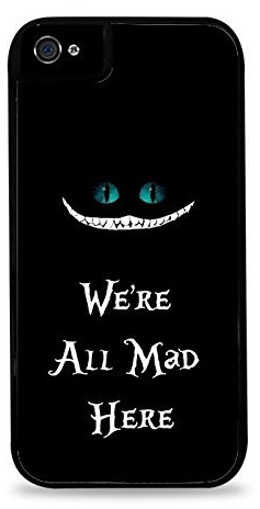 We're all Mad Print Black 2-in-1 Protective Case with Silicone Insert for Apple iPhone 5 / 5S