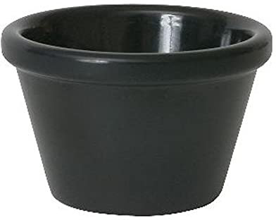 GenWare Ramequins en mélamine Noir 59 ml