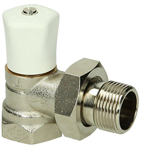 'Heimeier Radiator Valve 1 Corner Nickel-Plated Gunmetal 0121 04.500