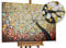 KunstLoft Leinwandbild | 100% HANDGEMALT | 120x80cm | Gemälde 'Zauber im Baumwipfel' | Wald & Bäume | Bunt | Wandbild Wohnzimmer