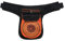 Kunst und Magie Bauchtasche Mandala-Print Gürteltasche Festivaltasche, Farbe:Schwarz/Orange