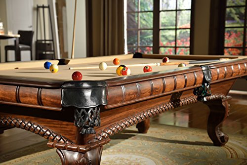 1a-sports Pool Billardtisch Arizona 9ft 254 x 127 cm mit Schieferplatte inkl. Montage und Zubehörset von John West Billard