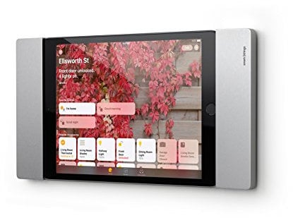 smart things solutions s09 s sDock Fix mini - Abschließbare Wandhalterung und Ladestation zur dauerhaften Installation für Apple iPad mini 4+5 Silber