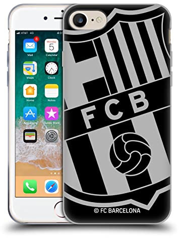 Head Case Designs Offizielle FC Barcelona Zu Gross Wappen Soft Gel Handyhülle Hülle kompatibel mit Apple iPhone 7/8 / SE 2020 & 2022