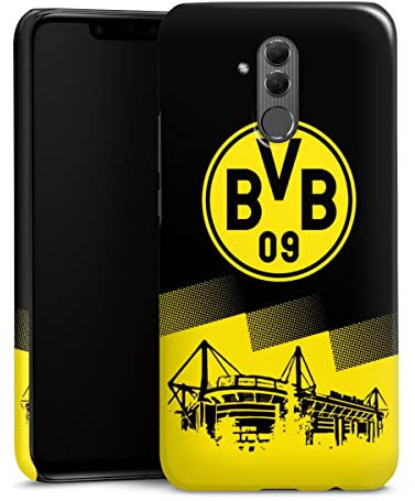 Premium Case kompatibel mit Huawei Mate 20 Lite Smartphone Handyhülle Schutzhülle glänzend BVB Borussia Dortmund Stadion