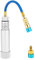 Aupoko AC-Öl-Injektor-Set, R134A Öl-Einspritzdüsen mit R1234YF Niederseiten-Schnellkupplung, HVAC-Farbstoff-Öl-Injektor mit 6,35 mm SAE-Anschluss, für R134A R22 R12 R1234YF Kältemittelsystem