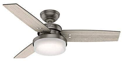 Hunter Sentinel, Indoor, Ceiling Fan, 3 Blades, 44 inch, Brushed Slate