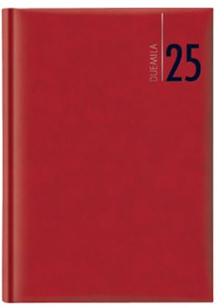 Tageskalender 2021 Farbe Schwarz aus Kunstleder Format A5 15 x 21 cm + Stift