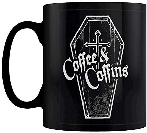 Grindstore Coffee & Coffins Mug Schwarz