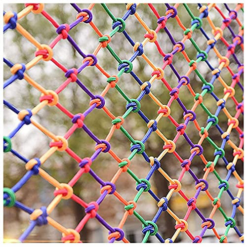Yimihua Kinderschutz Seilnetz Sicherheitsnetz Katze Balkonnetz, langlebiges Haustier Sicherheitsnetz Zaun Balkonfenster Treppe Fallschutznetz(Size:1x1m)
