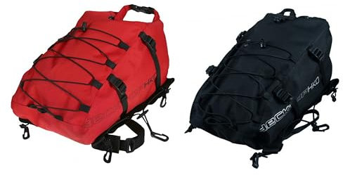 Hiko Rolly Bag Decktasche Trockentasche wasserdichte Kajaktasche Packsack, Farbe:Schwarz