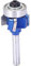 Fresa redondeada para bordes R1/R2/R3, 4 dientes, carburo cementado, para recortadora eléctrica (8 x R2)