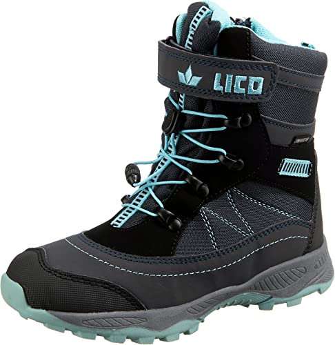 Lico Unisex Kinder Sundsvall Vs Schneestiefel, Marine Türkis, 32 EU