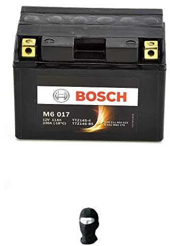 Compatible avec Kawasaki 1400 GTR 2016 ABS Batterie Bosch DÉJÀ PRÊTE À l'emploi TTZ14S-BS Batteries 12V 11AH 11 AMPÈRES Moto Scooter Charge M6017