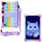 FKQLH Custodia per Weelikeit Tablet 8 Pollici, Silicone Morbido Skin Leggero Custodia Protettiva per Bambini Supporto Cover per Weelikeit Tablet 8 Pollici, Rosa