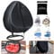 Icetimer Double Wicker Patio Hanging Egg Chair - Heavy Duty Rain Cover (230x200cm, Black)