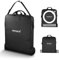 NEEWER 18 Ring Light Carrying Bag with Separate Storage Bag Expandable for 30.7/78cm Folded Light Stand Tripod, 23.6x22.8/60x58cm Lightweight Nylon Protective Bag for Ring Light with Stand, RU-009