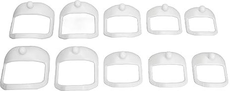 Bart-Rasierschablone, Shaping-Schablone 2 Set Multi für Männer