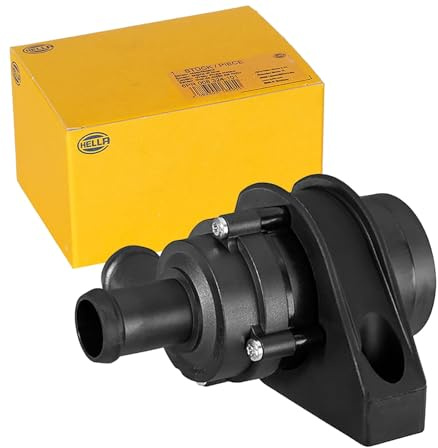 HELLA 8TW 358 304-551 Zusatzwasserpumpe - 12V - elektrisch | Kompatibel mit: SKODA SUPERB II, SUPERB II Kombi, VW CC B7, EOS, MULTIVAN T5, MULTIVAN T6, PASSAT B6, PASSAT B6 Variant