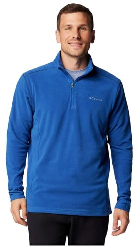 Columbia Klamath Range 2 Mezza Zip Pull Over in Pile, Blu Montagna, M Uomo