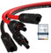 RedStar24 Cable Solar 4mm² - 6mm² - Cable de Extensión para Paneles Solares - 1/2/3/5/10/15/20/25m - IP68, Cable fotovoltaico resistente a los rayos UV, PV Cable de Extensión Solar (4mm², 10m)