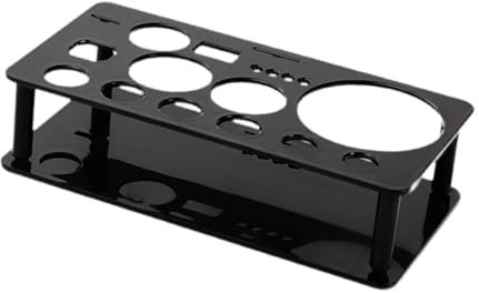 Gralara Coctelera, estante acrílico (negro), centro de mesa estable, herramienta para Bar, soporte para herramientas de barman para bodas, principiantes,