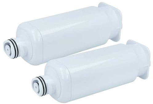 vhbw 2X Fridge Water Filter Compatible with Samsung RF24BB660EQL, RF23R62E3SR/EF, RF23R6301SR, RF23R62E3S92EF, RF23R62E3SR Refrigerator