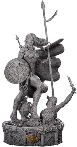 Iron Studios Statue Art Scale 1/10 Wonder Woman Unleashed Marble Variant DC Comics 29 cm