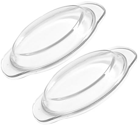 POPETPOP 2 Piezas Tapa de cristal para horno microondas. cubrir para microondas Tapa a prueba de aceite de horno de microondas tapa antisalpicaduras para microondas Vidrio Transparent
