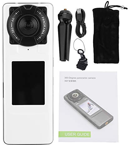 MMABEUTF 4K Action Camera, for GoPro with Dual Lens, 360° Panoramic Video, 2.0 Inch Display, APP Control, Long Battery Life, Outdoor Sports Cam