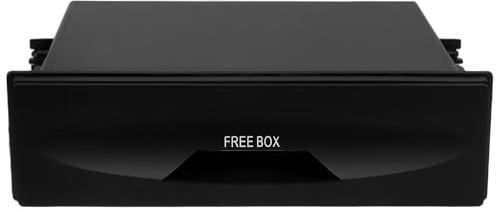 EPIGEIST Universelle Autoradio Aufbewahrungsbox mit CD Halterung und DVD Player Fach Kompatibel für Armaturenbrett Platzsparende Auto Innenorganisatorbox
