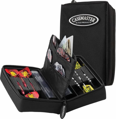 Casemaster Elite Jr. 6 Dart Nylon Aufbewahrungs-/Reisetasche, Schwarz