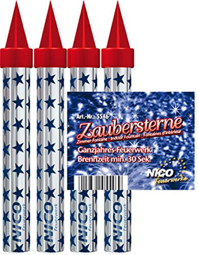 Zaubersterne, Tischfontäne, 12er Set