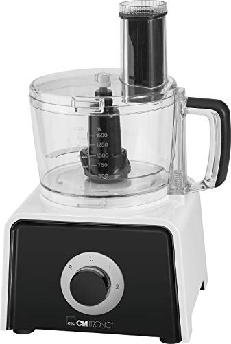 Clatronic Km 3645 7 en 1 Robot de cuisine, 600 W, 4 niveaux de vitesse
