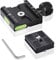 UTEBIT 50mm Quick Release Plate Clamp, Universal Camera Mount QR Clamp Built-in Spirit Level with 1/4 and 3/8 Screw Adapter Compatible for Arca-Swiss Standard for DSLR Monopod Tripod Ball Head