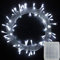 YOSION 500 LED Battery Power Operated 8 Modes Timer Function Rainproof String Fairy Lights Christmas Xmas Garden Party Wedding Decoration (White, 500 LEDs)
