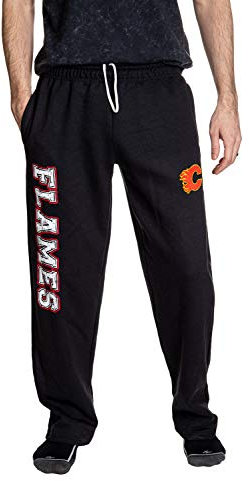 NHL Herren Premium Fleece Official Team Sweatpants (Calgary Flames, X-Large)