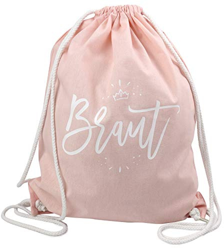 ANYMAX Brautbeutel Rosa-Weiss/Braut
