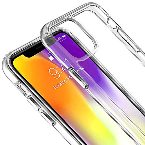 TECHGEAR iPhone 11 Pro Case [Fusion HD Case] Shockproof, Slim & Light, Protective, Fused Gel Bumper & Hard Back Case Cover with Soft Touch Keys Designed for Apple iPhone 11 Pro 5.8 (Super Clear)