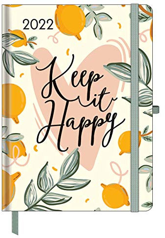 GreenLine Diary Green Vibes 2022 - Buchkalender - Taschenkalender - 16x22