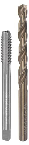 sourcing map Tippen & Bit Sets, M7 x 1 H2 Gerade Flötenmaschine Gewindebohrer, 6mm M35 Kobalt Hochgeschwindigkeitsstahl (HSS-CO) Twist Bohrer