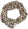 Harrys-Collection Damen Herren Baumwolltuch in vielen Farben 100 x 100 cm, Größen:Einheitsgröße, Farben:Leopard braun